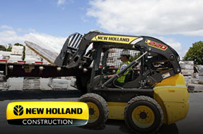 We work hard to provide you with an array of products. That's why we offer New Holland Construction for your convenience.